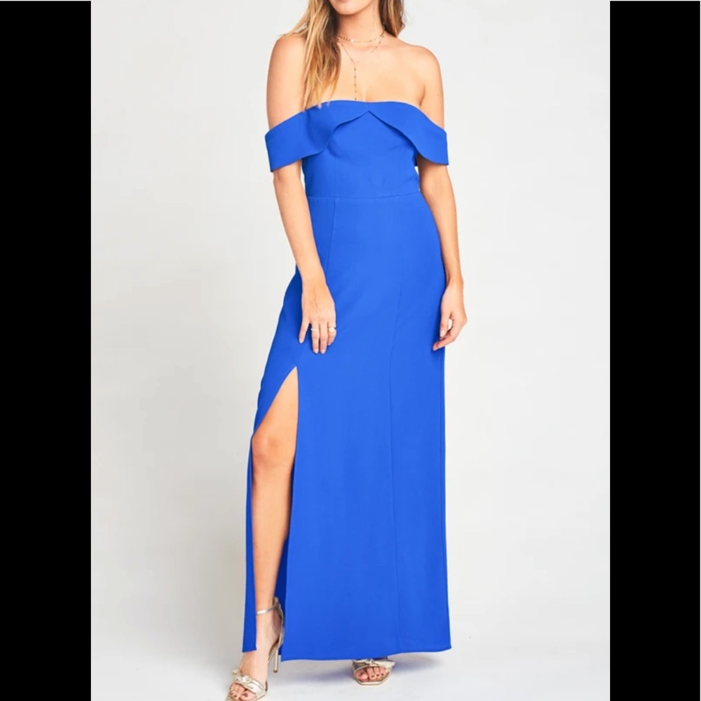 NWT Show Me Your Mumu Uptown Dress Royal Blue - XL